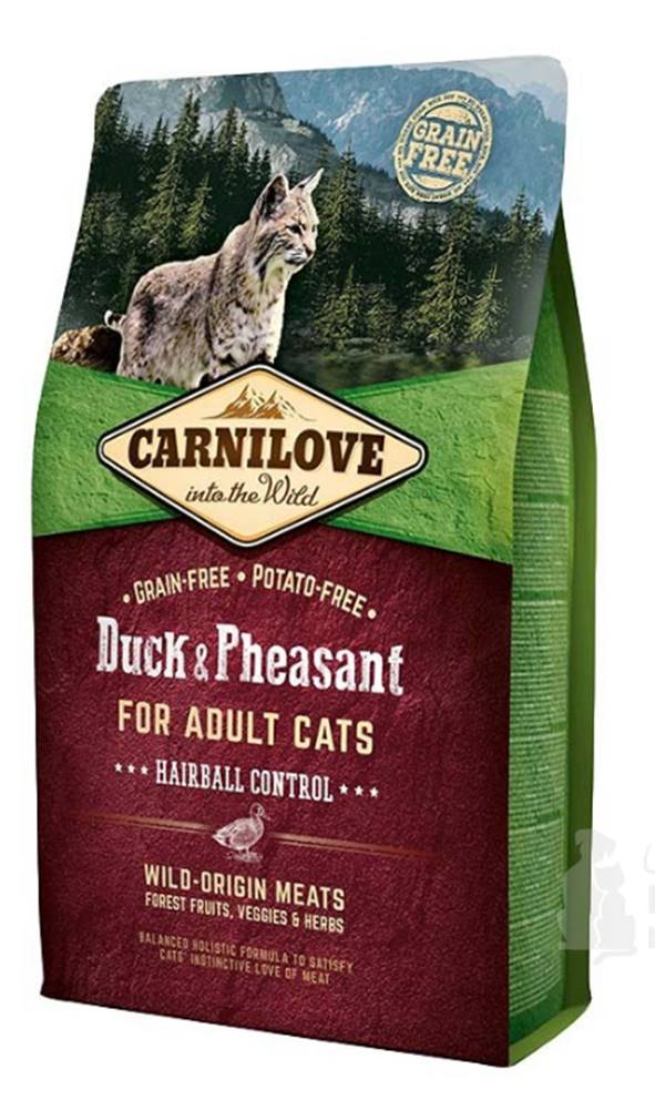 Carnilove Carnilove Cat Duck&Pheasant Adult Hairball Contr 6kg