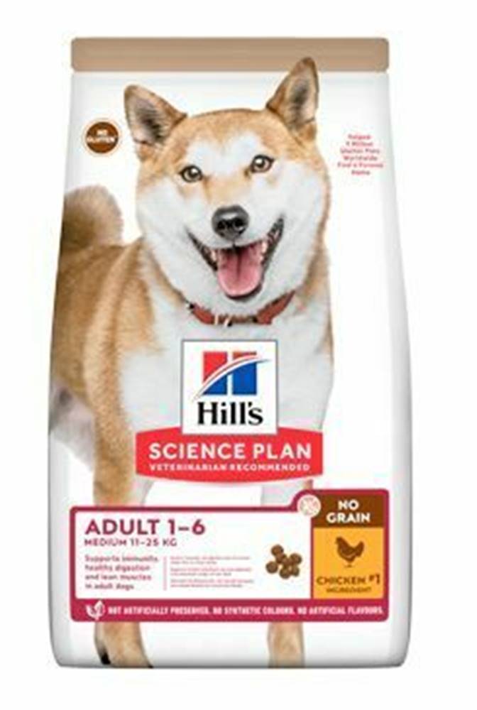 Hill's Hill's Can.Dry SP Adult Medium NG Chicken 2,5kg