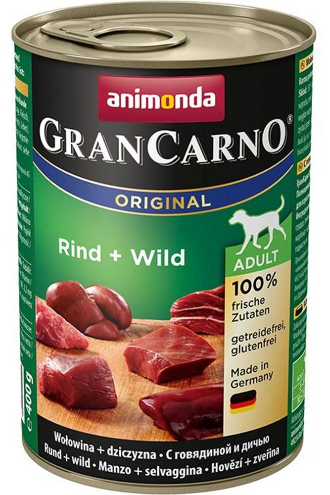 Animonda Animonda dog konzerva Gran Carno Plus zverina - 400g