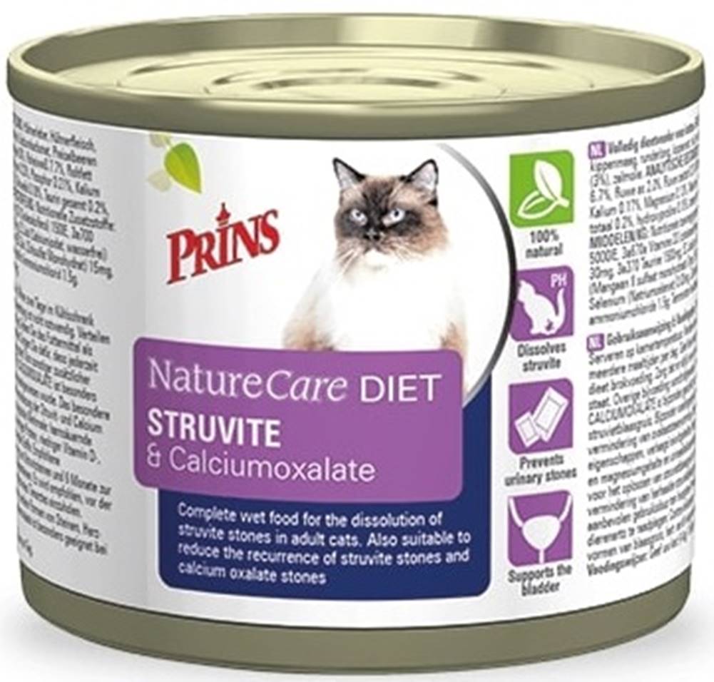 Prins PRINS NatureCare Veterinary Diet STRUVITE & Calciumoxalate - 200 g