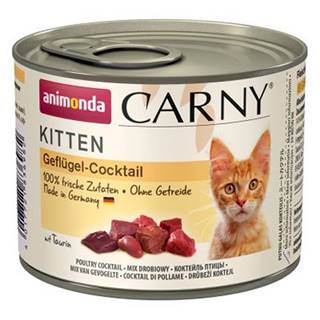 Animonda cat konzerva Carny Kitten hydinové koktail - 200g