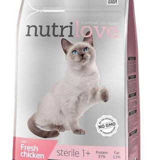 NUTRILOVE cat STERILE - KURACIE 1,4kg
