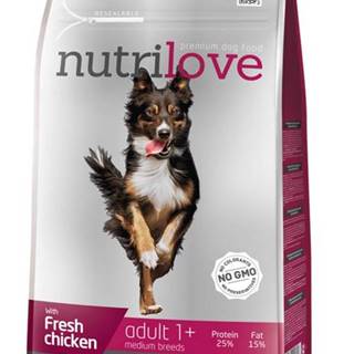 NUTRILOVE pes ADULT  medium - 1,6kg