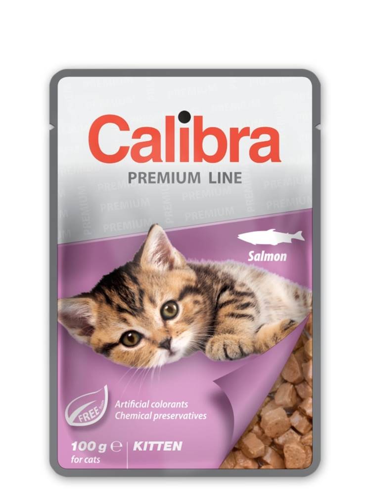 Calibra CALIBRA cat kapsa KITTEN SALMON - 100g