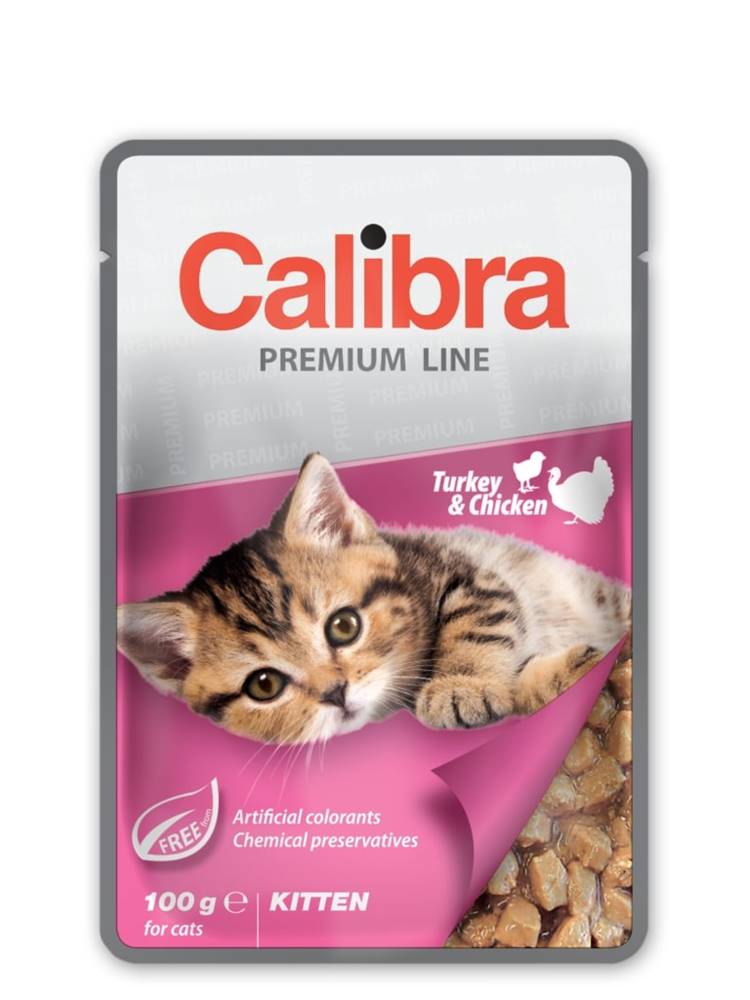 Calibra CALIBRA cat kapsa KITTEN TURKEY/chicken - 100g