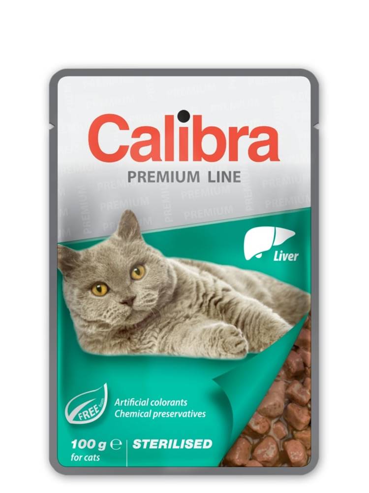 Calibra CALIBRA cat kapsa STERILISED LIVER - 100g
