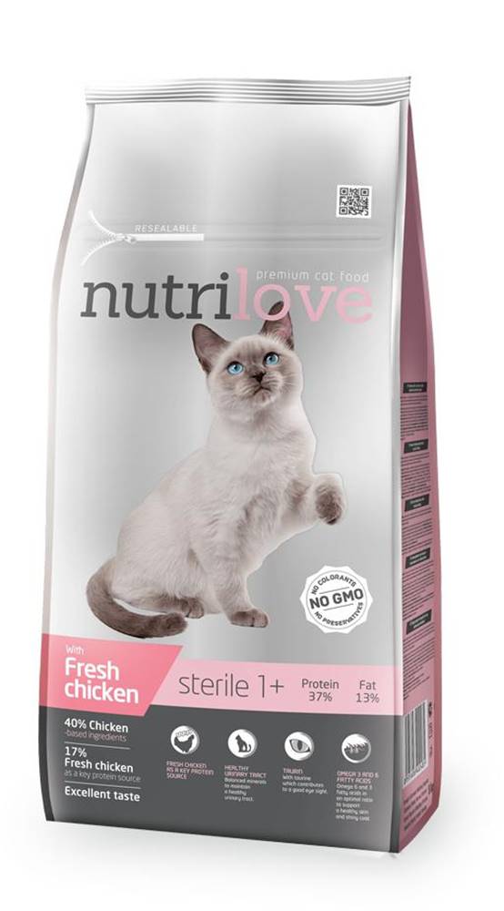 NUTRILOVE cat STERILE - KUR...