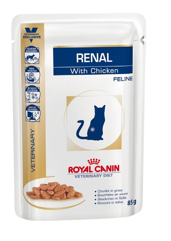Royal Canin Royal Canin Veterinary Diet Cat RENAL CHICKEN vrecko - 85g