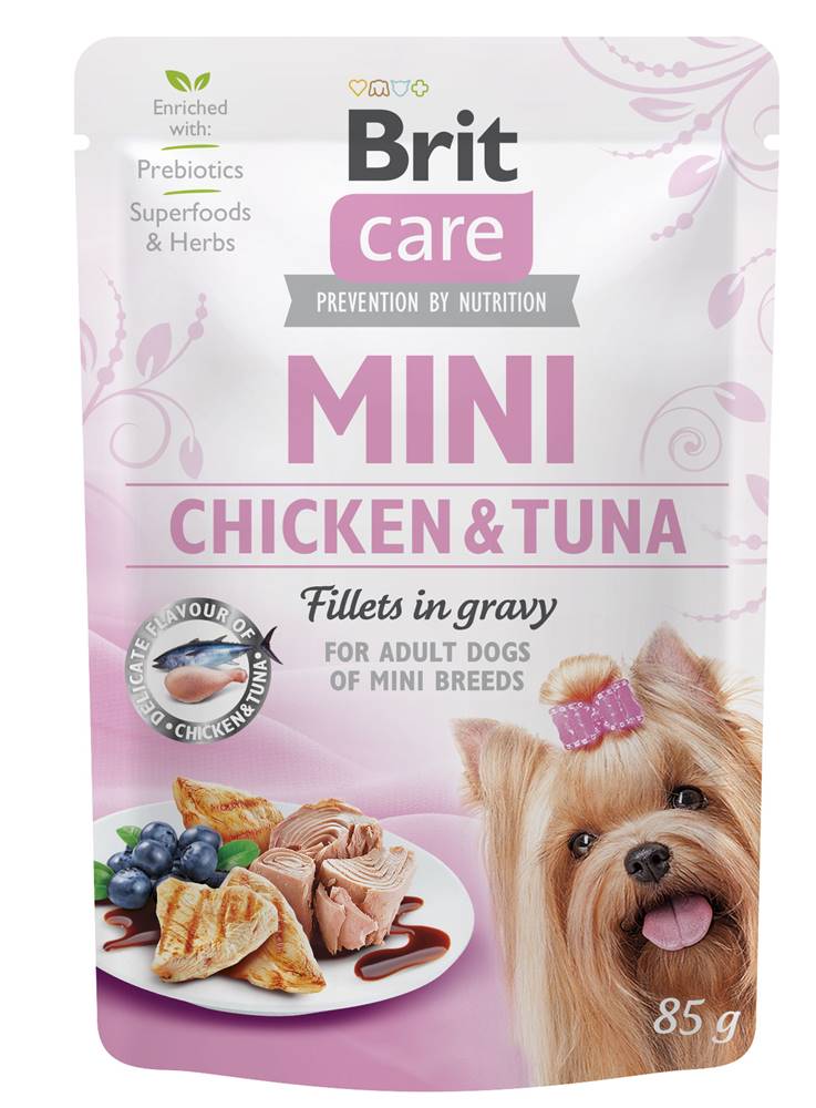 Brit Care BRIT CARE dog MINI kapsa  ADULT chicken/tuna - 85g