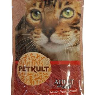 PETKULT  cat kapsa HOVĚZÍ (beef) - 100g