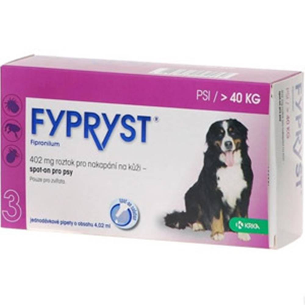 Fypryst Fypryst Spot-on Dog XL sol 1x4,02ml (nad 40kg)