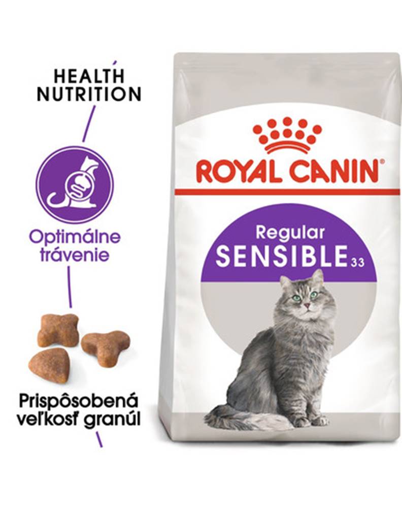 fera ROYAL CANIN Sensible 2kg granule pre mačky s citlivým trávením