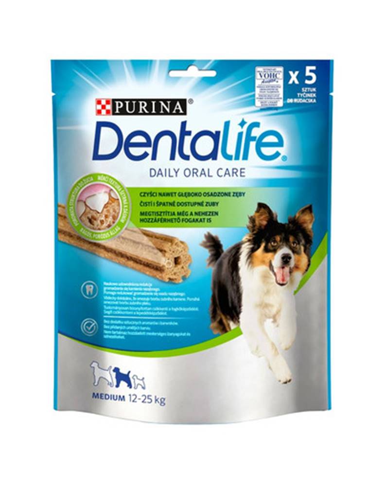 fera PURINA Dentalife Medium 6x115g (30ks) dentálne maškrty pre psov stredných plemien