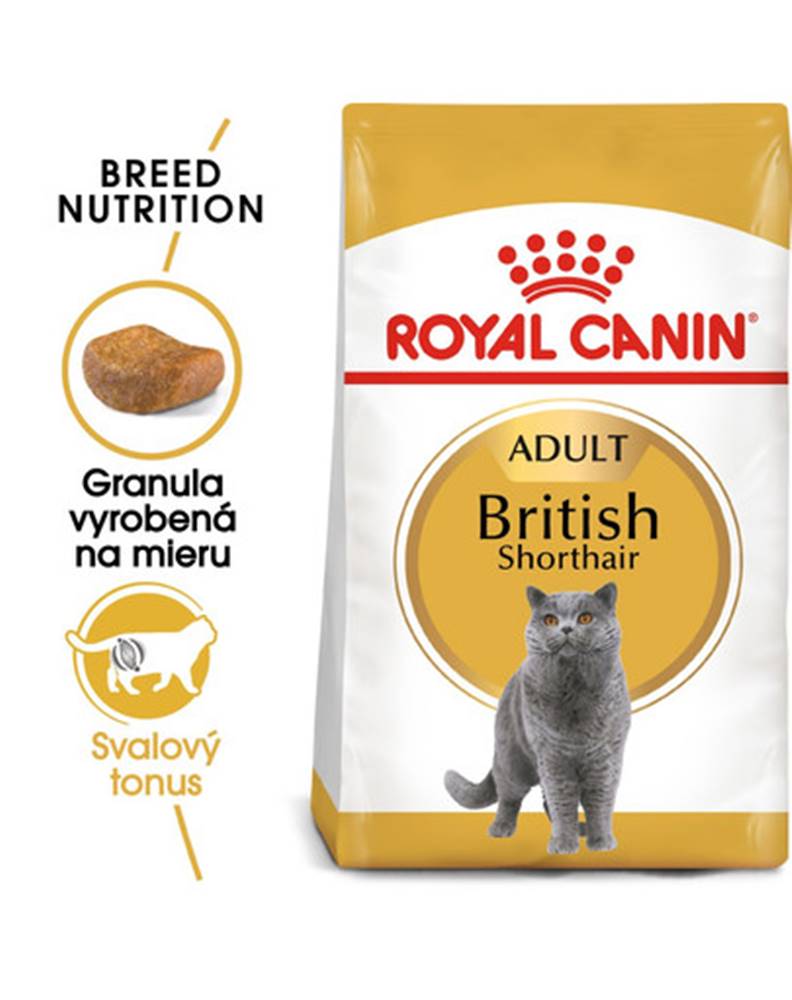 fera ROYAL CANIN British Shorthair Adult 2kg granule pre britské krátkosrsté mačky