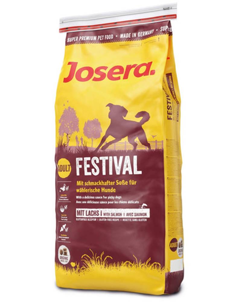 fera JOSERA Dog Festival pre náročných psov 2 x 15 kg + Dr PetCare MAX Biocide Collar Obojok proti hmyzu pre psov strednej rasy 60 cm