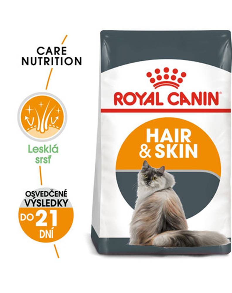 fera ROYAL CANIN Hair And Skin Care 4kg granule pre mačky pre zdravú kožu a srsť