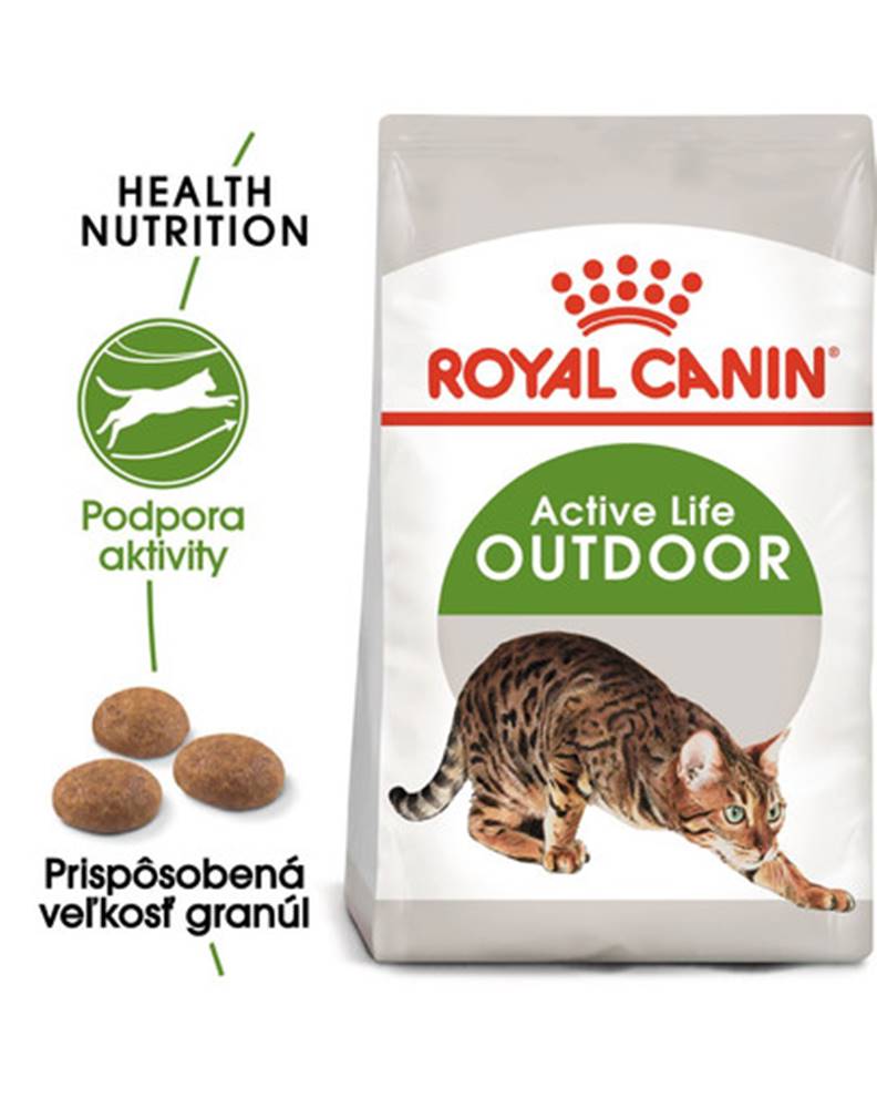 fera ROYAL CANIN Outdoor 4kg granule pre mačky s častým pohybom vonku