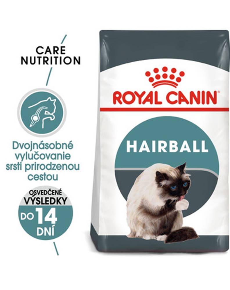 fera ROYAL CANIN Hairball Care 2kg granule pre mačky pre správne vylučovanie
