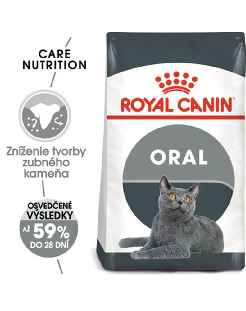 fera ROYAL CANIN Oral Care 3.4 kg granule pre mačky znižujúce tvorbu zubného kameňa