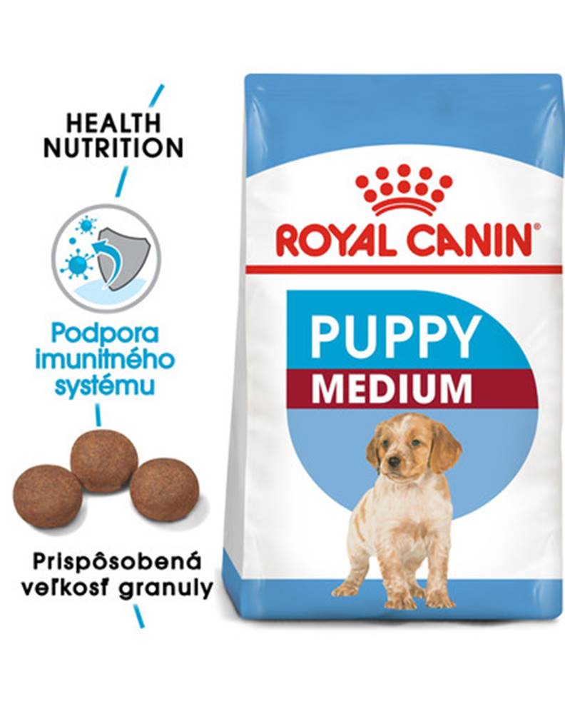 fera ROYAL CANIN Medium Puppy 2 x 15 kg granule pre šteňatá strednej rasy