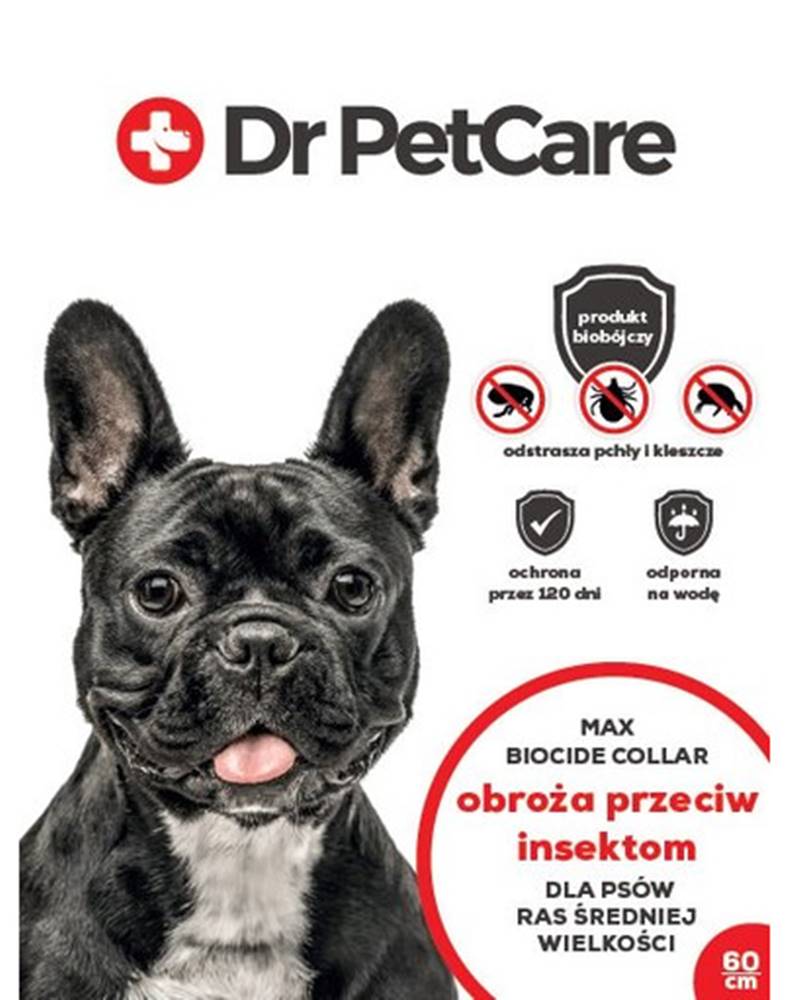 fera Dr PetCare MAX Biocide Collar 60 cm Obojok proti blchám a hmyzu pre psov strednej rasy