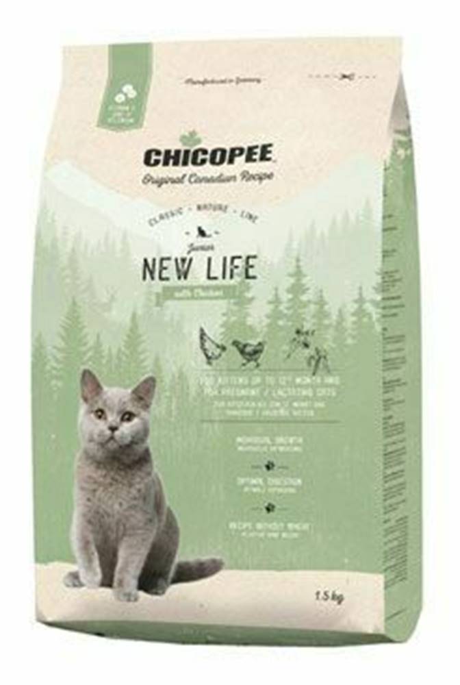 CHICOPEE Chicopee Cat JUNIOR New Life Chicken 1,5kg