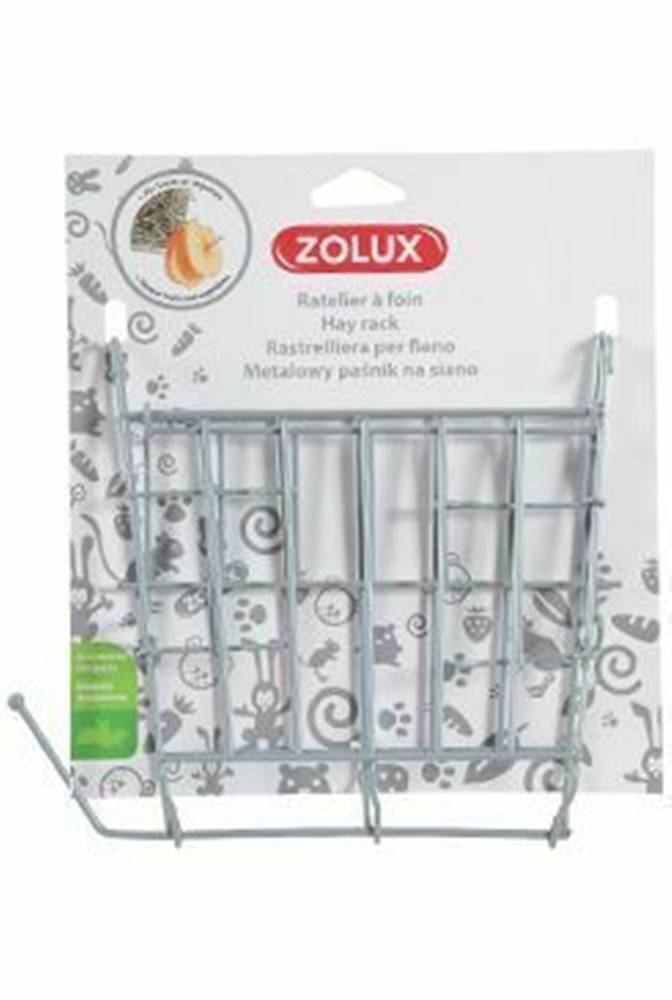 Zolux Krmítko do postieľky pre hlodavce kovové sivé Zolux