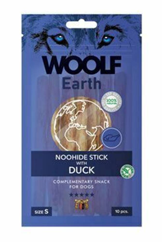 Woolf Woolf pochúťka Earth NOOHIDE S Duck 90g