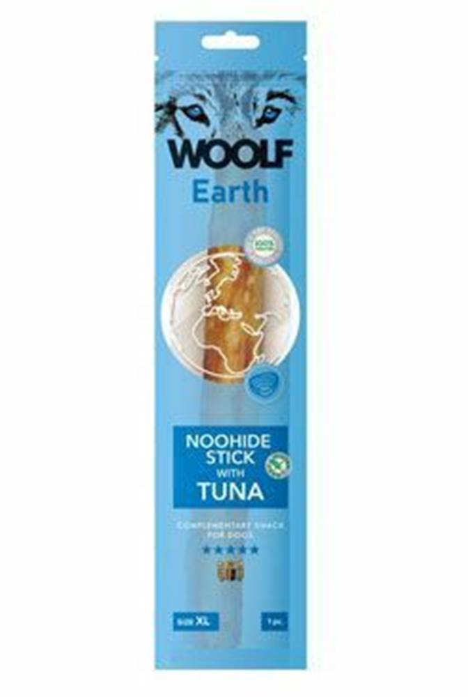 Woolf Woolf pochúťka Earth NOOHIDE XL Stick with Tuna 85g