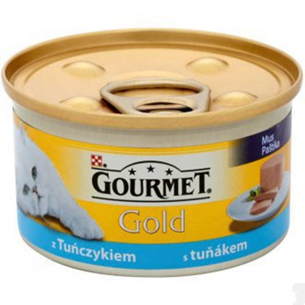 Gourmet Gourmet Gold cons. cat jemná paštéta s tuniakom 85g