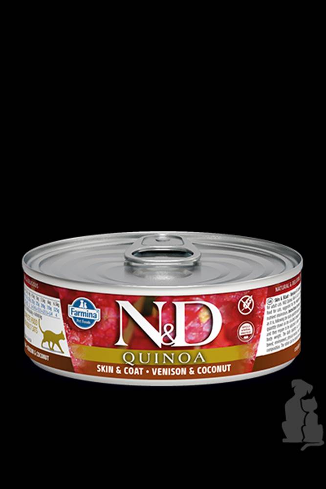 N&D (Farmina Pet Foods) N&D CAT QUINOA Adult Venison & Coconut 80g