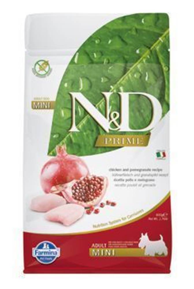 N&D N&D PRIME DOG Adult Mini Chicken&Pomegranate 800g