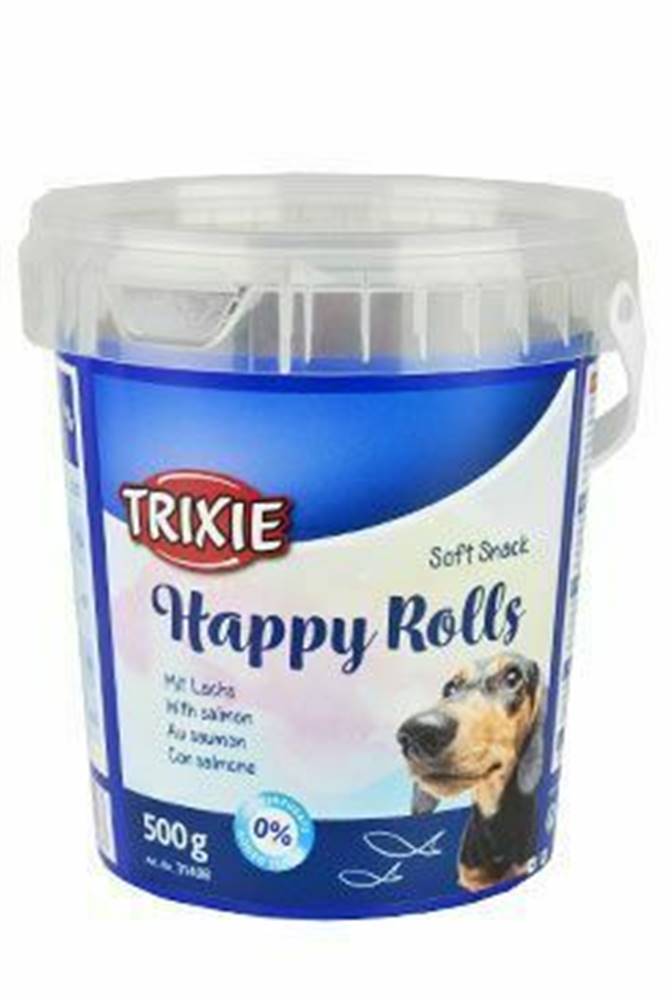 Trixie Trixie Soft Snack Happy Rolls tyčinky s lososom 500g TR