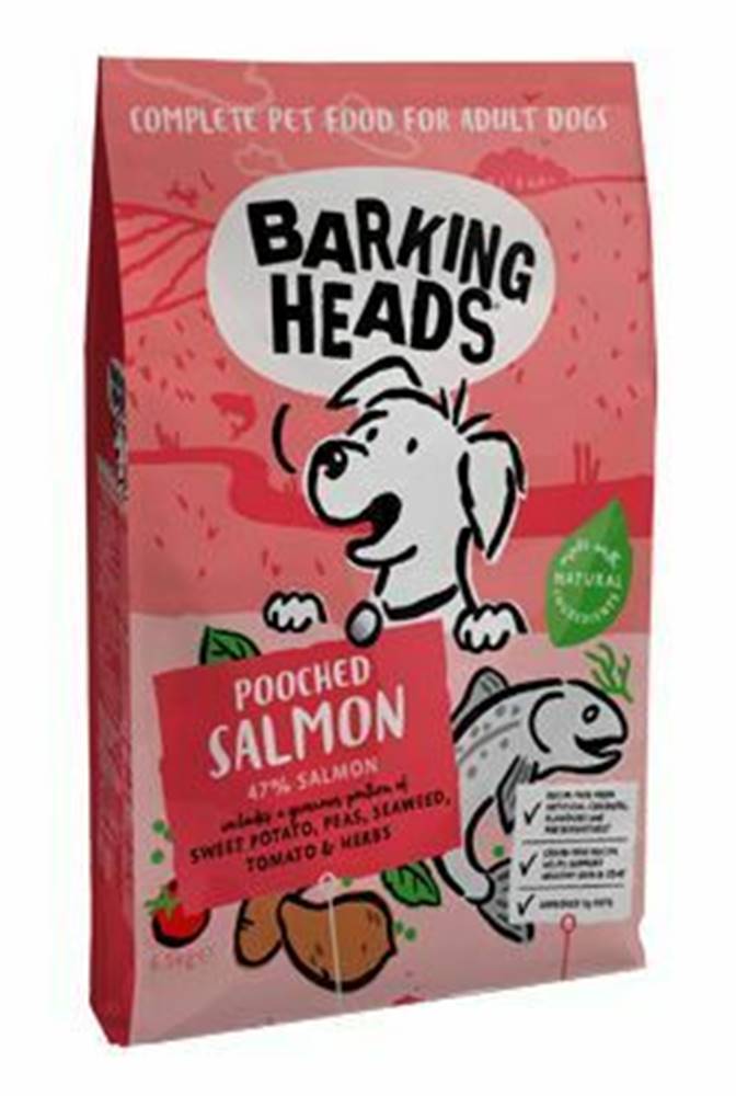 Barking heads BARKING HEADS Pošírovaný losos 6,5kg