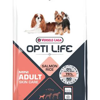 VERSELE-LAGA Adult Skin Care Mini - Granule pre dospelých psov malých a miniatúrnych plemien s citlivou pokožkou s príchuťou lososa 15 kg (2 x 7,5 kg)
