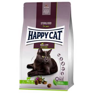 HAPPY CAT Sterilized Granule pre kastrované mačky s jahňacím mäsom 4 kg