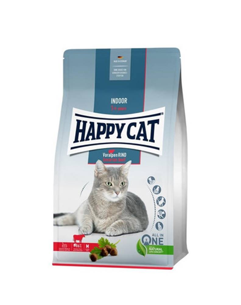 fera HAPPY CAT Indoor Granule pre domáce mačky bavorské hovädzie mäso 4 kg