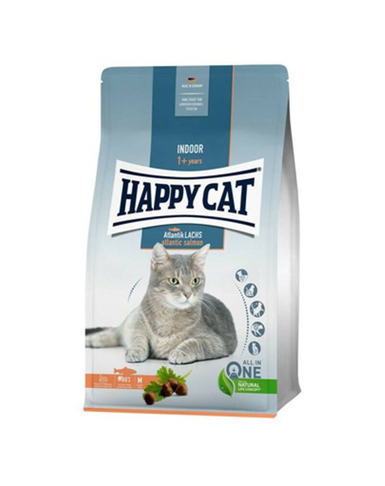 fera HAPPY CAT Indoor Granule pre domáce mačky losos atlantický 4 kg
