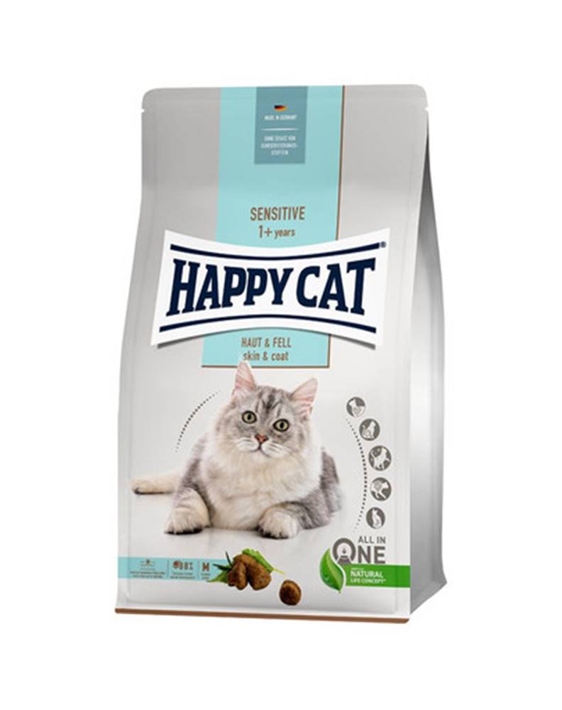 fera HAPPY CAT Sensitive Hair & Skin Granule pre mačky na pokožku a srsť 4 kg