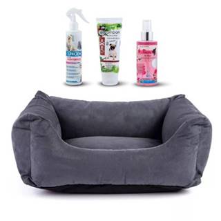 FERA Shine Sofa pelech pre psa M 80 x 60 x 25 cm + FREXIN insekticídny sprej, šampón a kondicionér