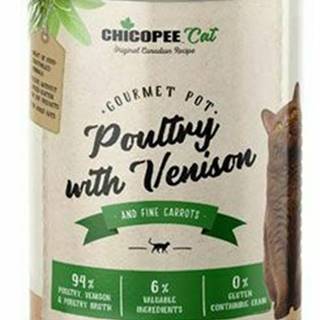 Chicopee Cat konz. Gourmet Pot Poultry+Venison 400g