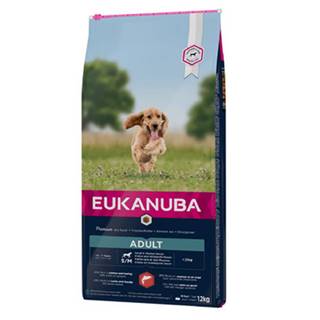 EUKANUBA Dog Dry Base Adult Small & Medium Breeds Granule pre psov Losos & Jačmeň 12 kg