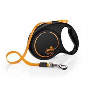 FLEXI Xtreme Tape L 5 m Vodítko pre psa oranžová farba