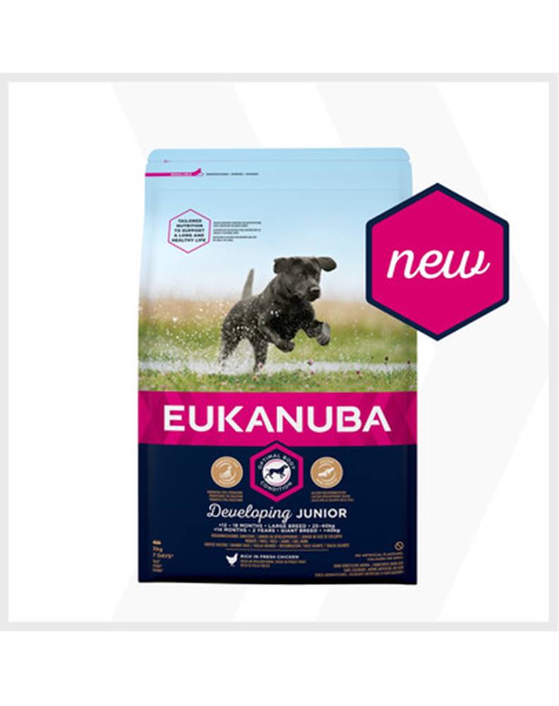 fera EUKANUBA Developing Junior Large Breed Granule pre psov 3 kg