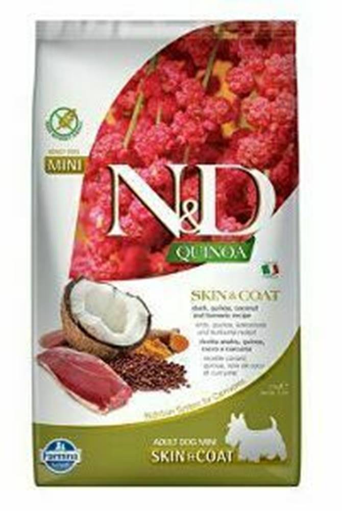 N&D (Farmina Pet Foods) N&D Quinoa DOG Skin & Coat Duck & Coconut Mini 800g
