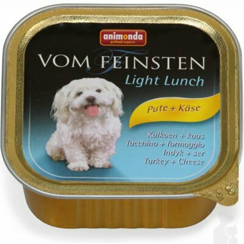 Animonda Animonda paštéta Light Lunch morčací/sýrový pes 150g