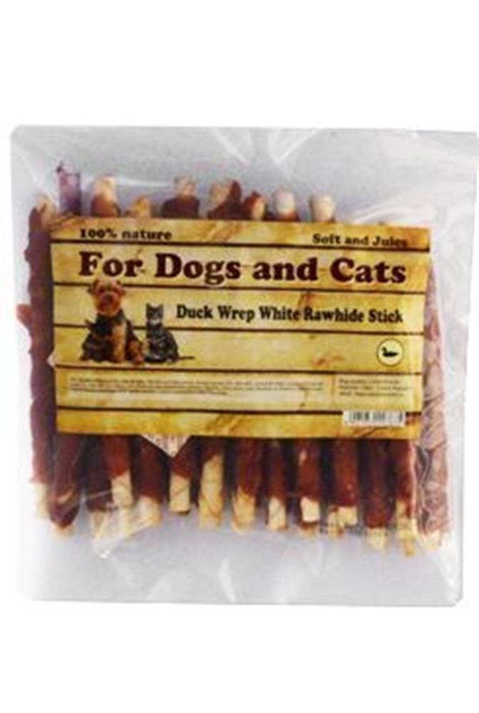 For Dogs and Cats Delikatesa Kačacie mäso na byvolej paličke 250g