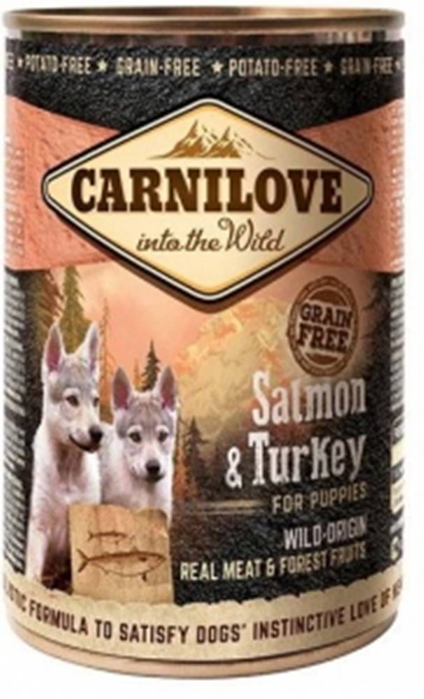 Carnilove Carnilove Wild Meat Salmon & Turkey for Puppies 400g