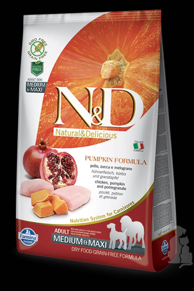 N&D N&D Pumpkin DOG Adult M/L Chicken&Pomegranate 2,5kg