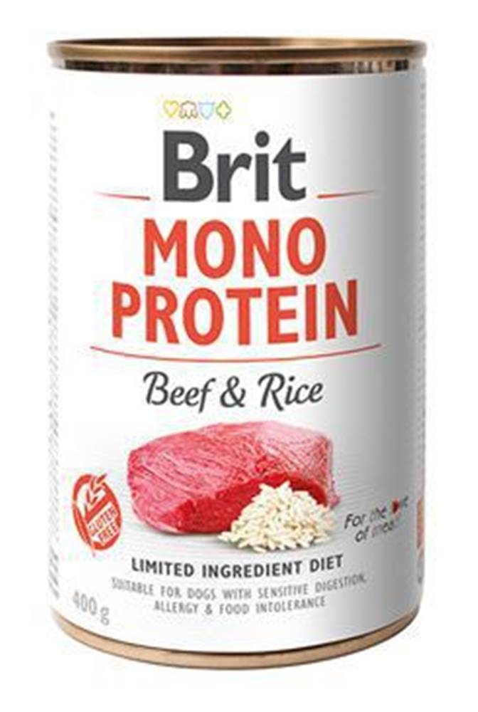 Brit Brit Dog Cons Mono Protein Beef & Brown Rice 400g